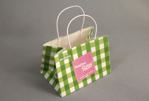 白色圆形纸把手